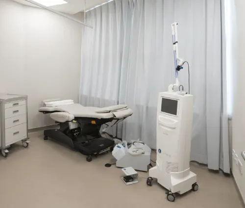 Dedicated laser treatment room